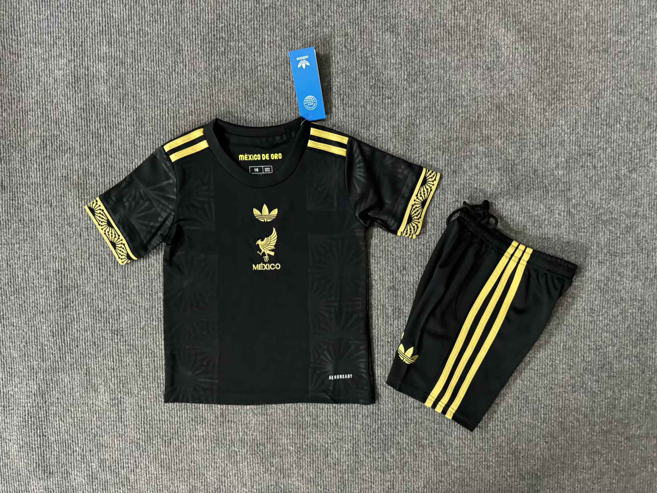 Mexico Third Kids Kit Jersey +Shorts Gold Cup 2025 - view 3