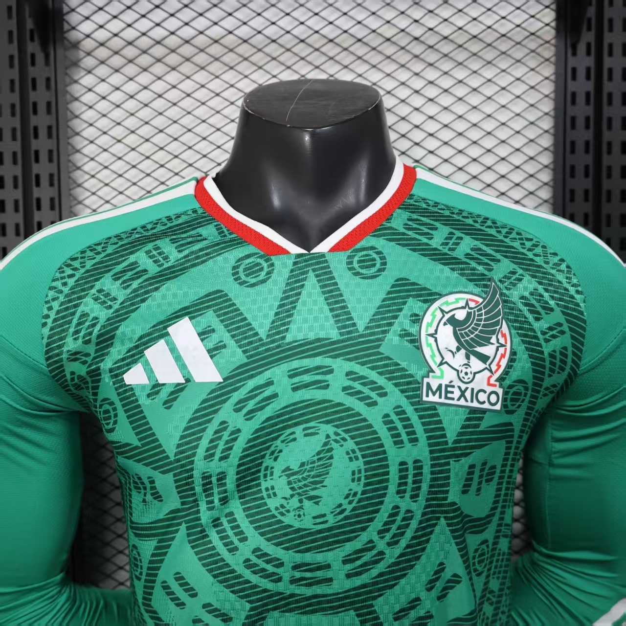 2026 Mexico World Cup Home Soccer Jersey Player Version Long Sleeve - view 7