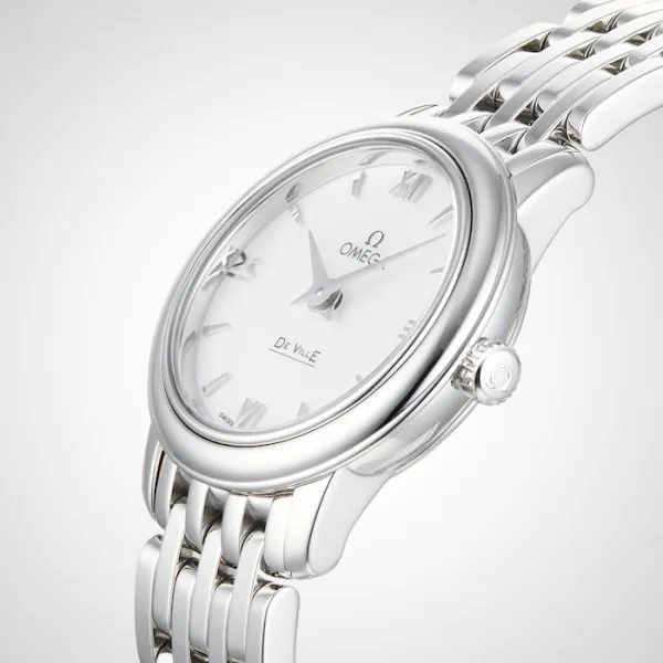 Omega De Ville Women Quartz Mother of Pearl Stainless Steel Watch O42410246005001 - gallery