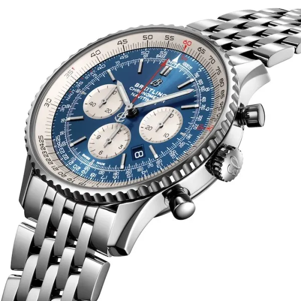 Breitling Navitimer Men Automatic Blue Stainless Steel Watch AB0127211C1A1 - gallery