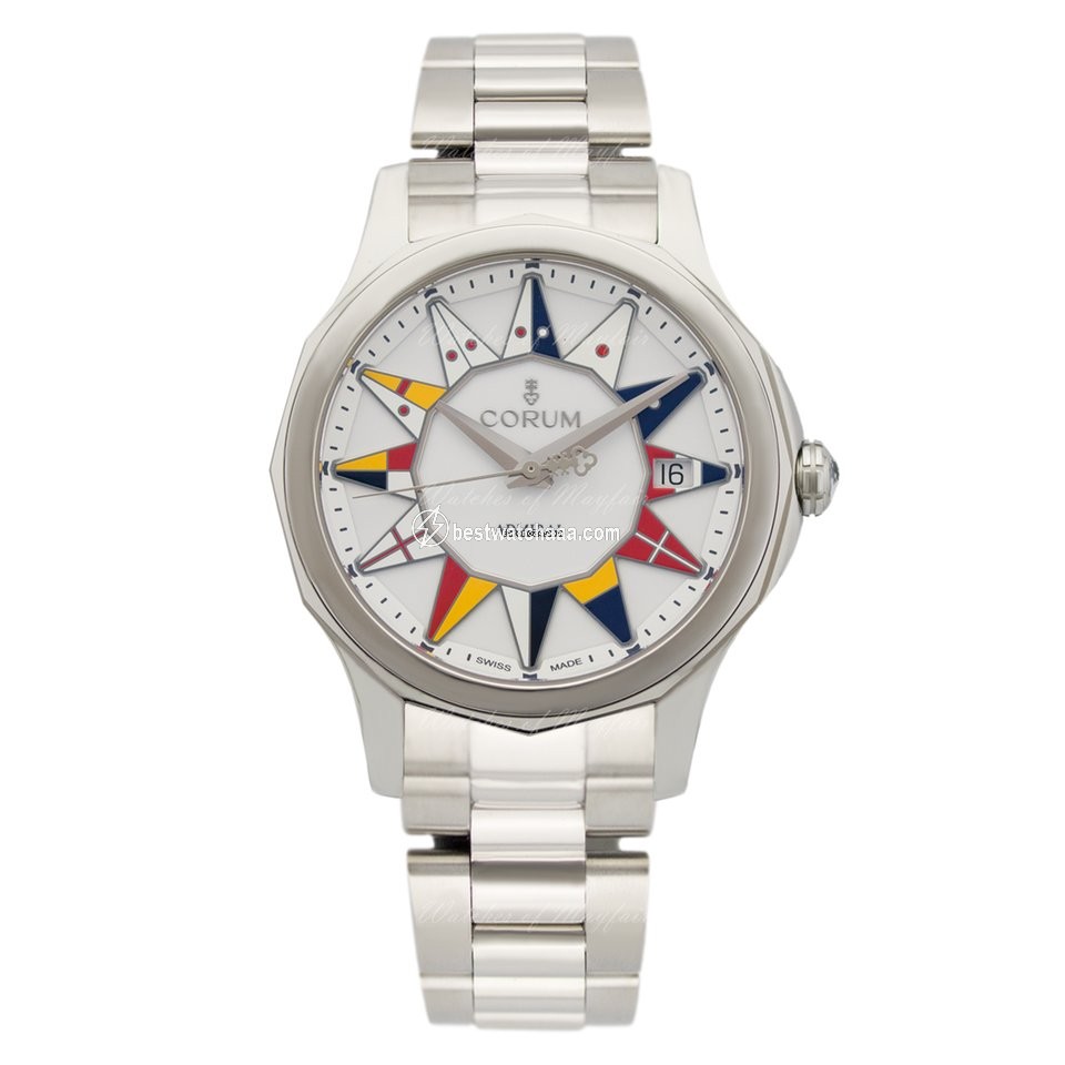 Corum Admirals Cup Legend 38 Womens watch Automatic Steel A082 03184 ��C 082.200.20 V200 BL12