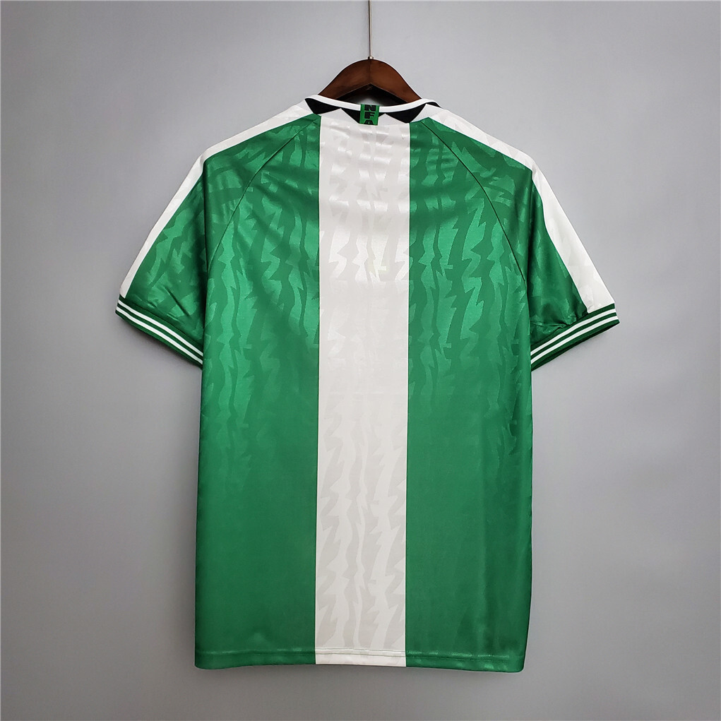 1996 Nigeria Home Soccer Retro Jersey - view 3