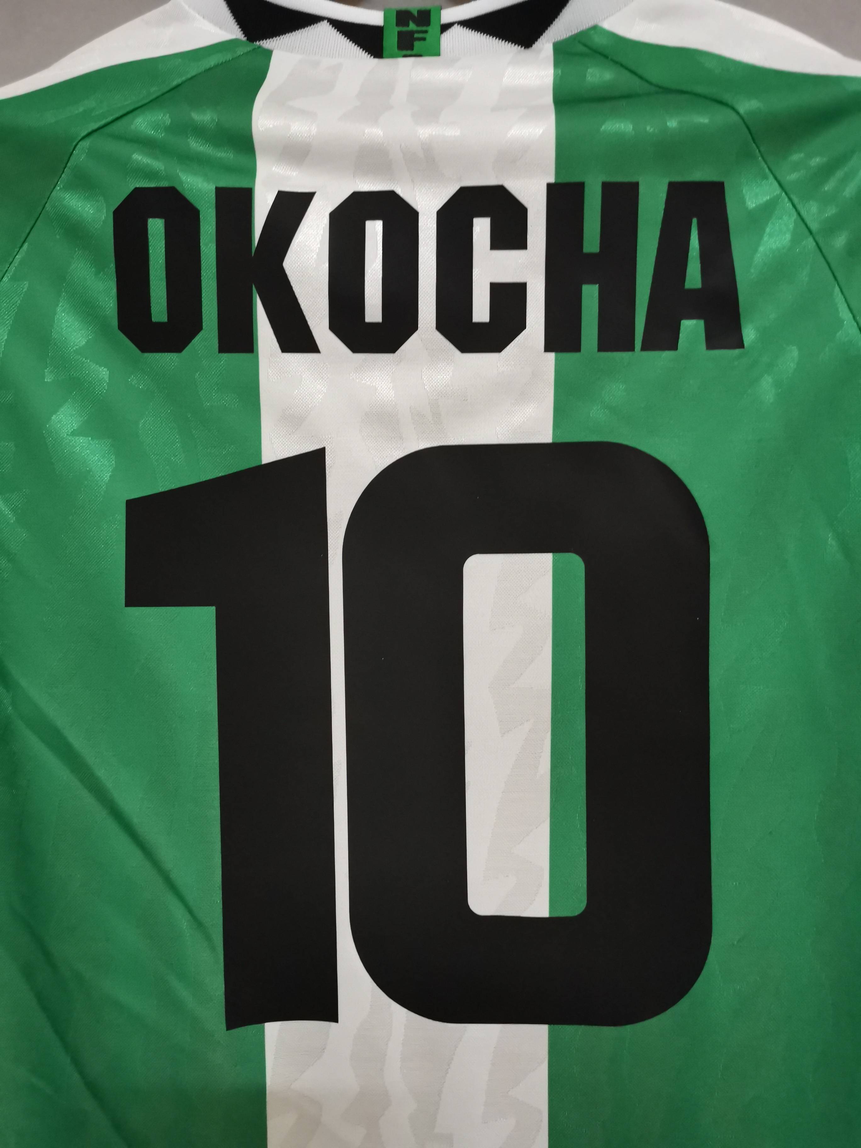 1996 Nigeria Home Soccer Retro Jersey - view 12