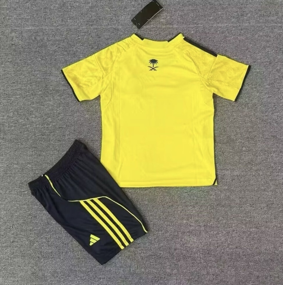 25-26 Al-Nassr Victory Home Soccer Kids Kit Jersey+Shorts - view 3