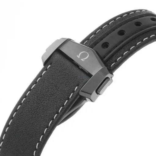 Omega Speedmaster Men Automatic Black Leather Watch O31192445101004 - gallery