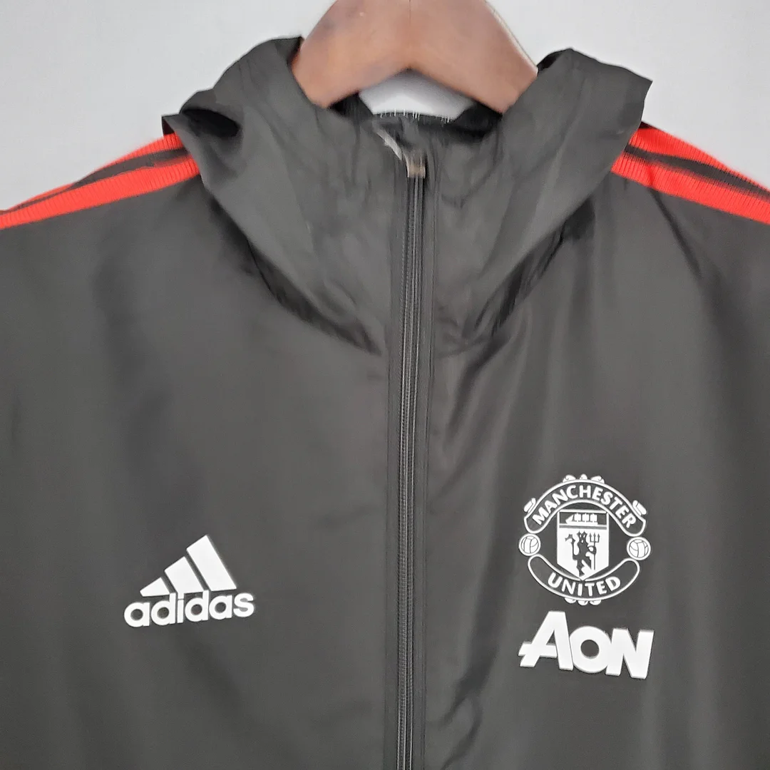2021/2022 Manchester United Jersey Windbreaker Black - view 4