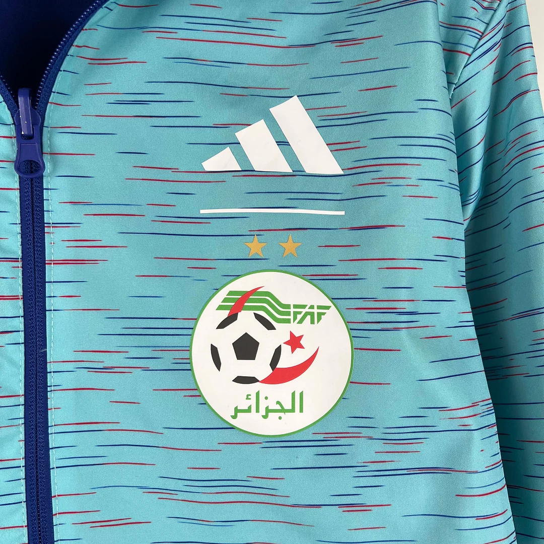 2023-2024 Algeria National Reversible Windbreaker Blue Soccer Jersey 1:1 Thai Quality - view 12
