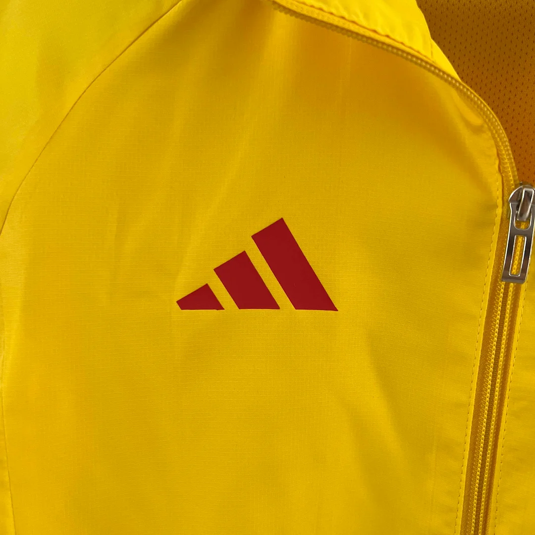 2023 Flamengo Windbreaker yellow Soccer Jersey 1:1 Thai Quality - view 4
