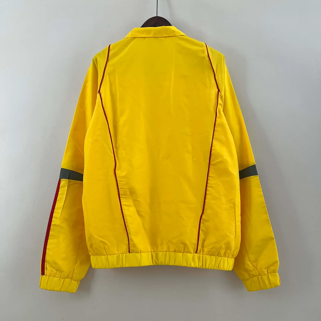 2023 Flamengo Windbreaker yellow Soccer Jersey 1:1 Thai Quality - view 8