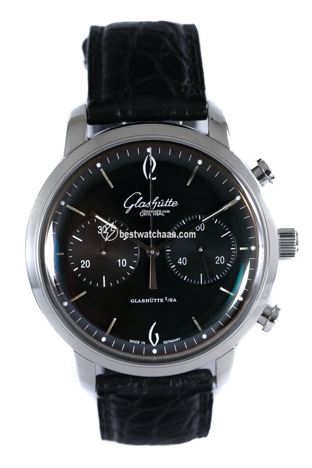 Glashutte Original Sixties Chronograph Mens watch Unisex Automatic Steel 393.402.22.04.
