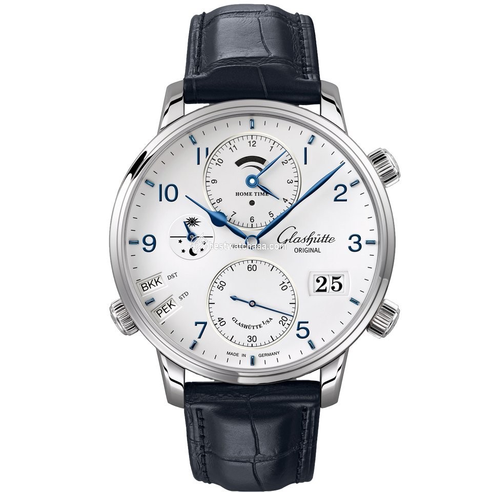 Glashutte Original Senator Cosmopolite Mens watch Unisex Automatic Steel 1-89-02-03-02-01