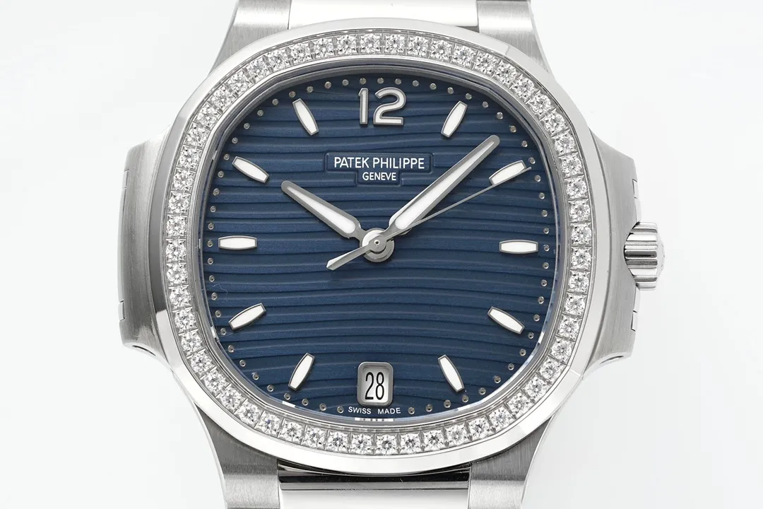 Patek Philippe Blue Nautilus Ladies Watch - gallery