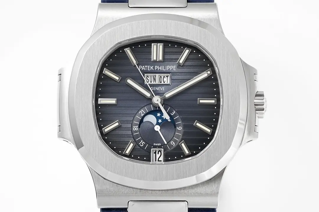Patek Philippe Blue Nautilus Rubber Watch - gallery