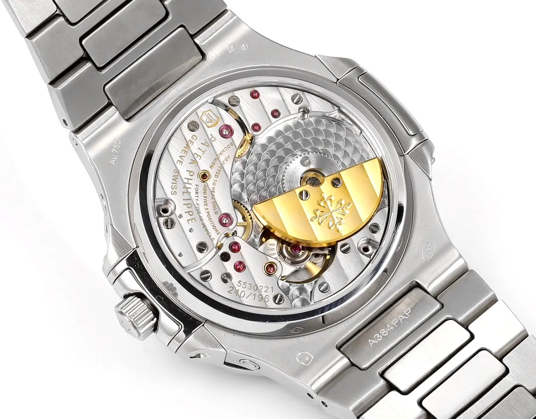 Patek Philippe Blue Nautilus Perpetual Calendar - gallery