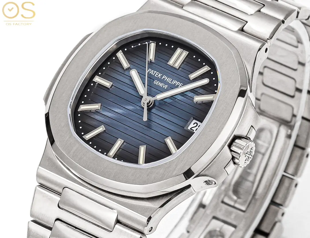 OSFactory Steel King Blue Nautilus Watch - gallery
