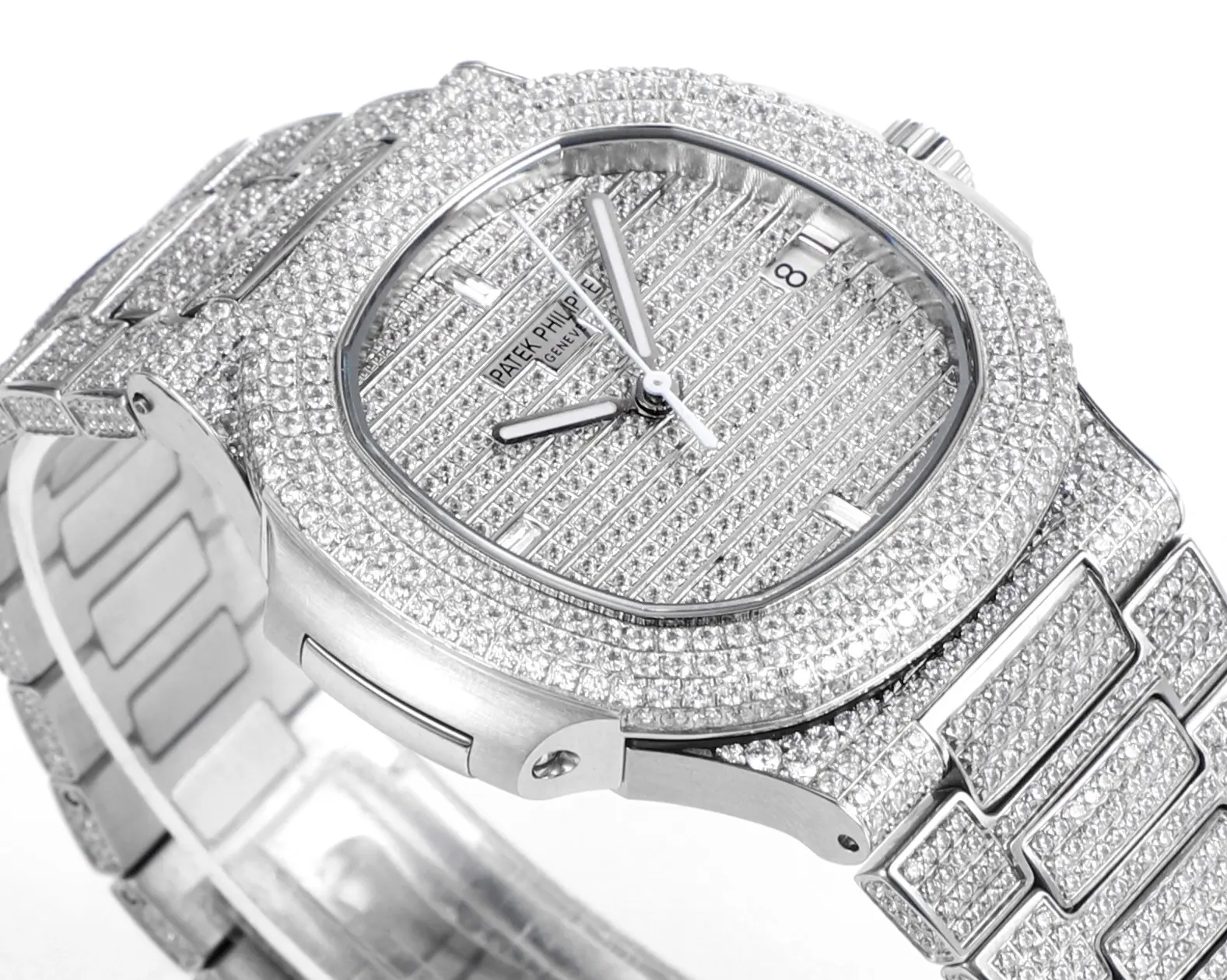 Patek Philippe Nautilus Full Star Watch, Platinum - gallery