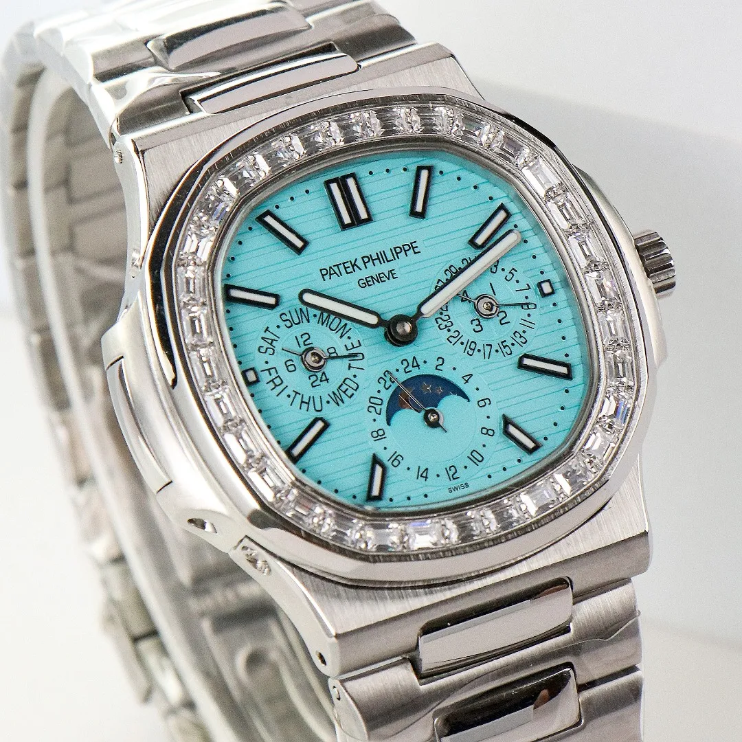 Patek Philippe Blue Nautilus Watch 5740/1G - gallery