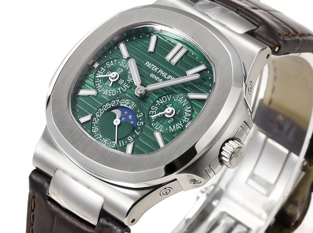 Patek Philippe Green Nautilus Watch - gallery