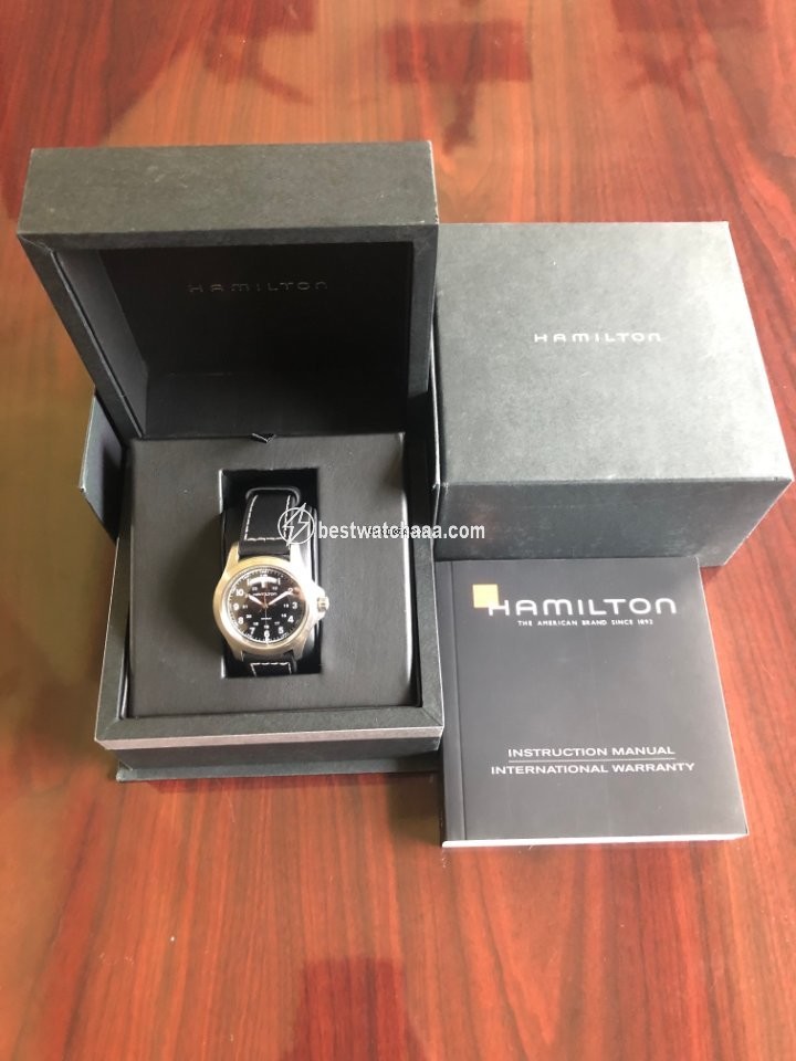 Hamilton Khaki Field King Mens watch Unisex Quartz Steel H644510