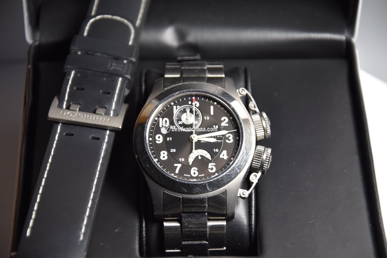 Hamilton Khaki Navy Frogman Mens watch Unisex Automatic Titanium H777160
