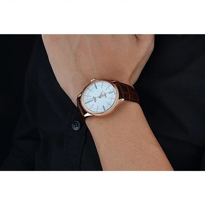 Superclone Rolex Cellini 39mm White Dial 622655 - gallery