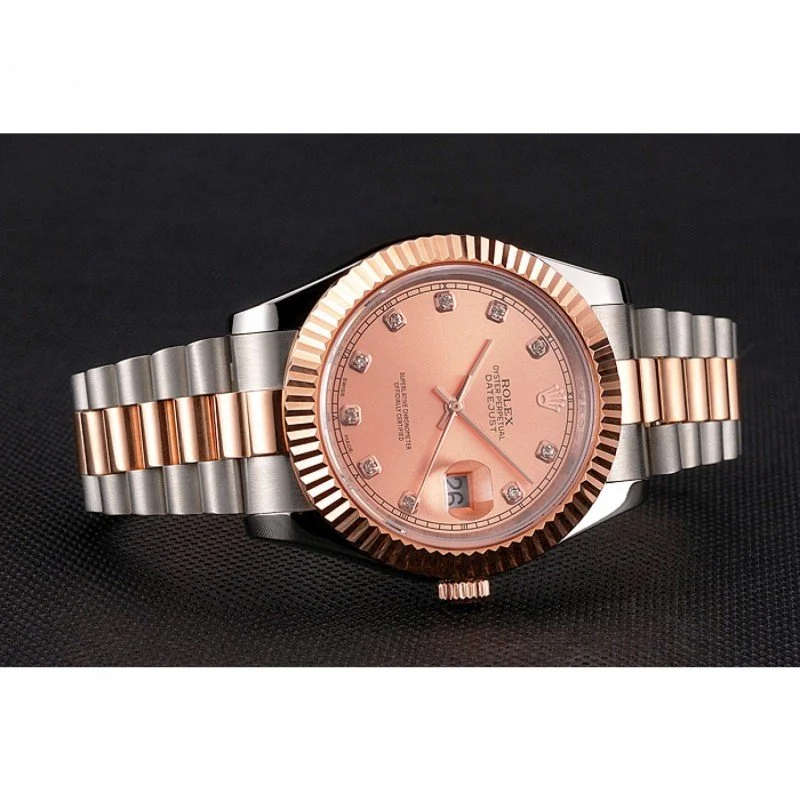 Superclone Rolex Datejust 41mm Rose-Gold Dial REP016816 - gallery