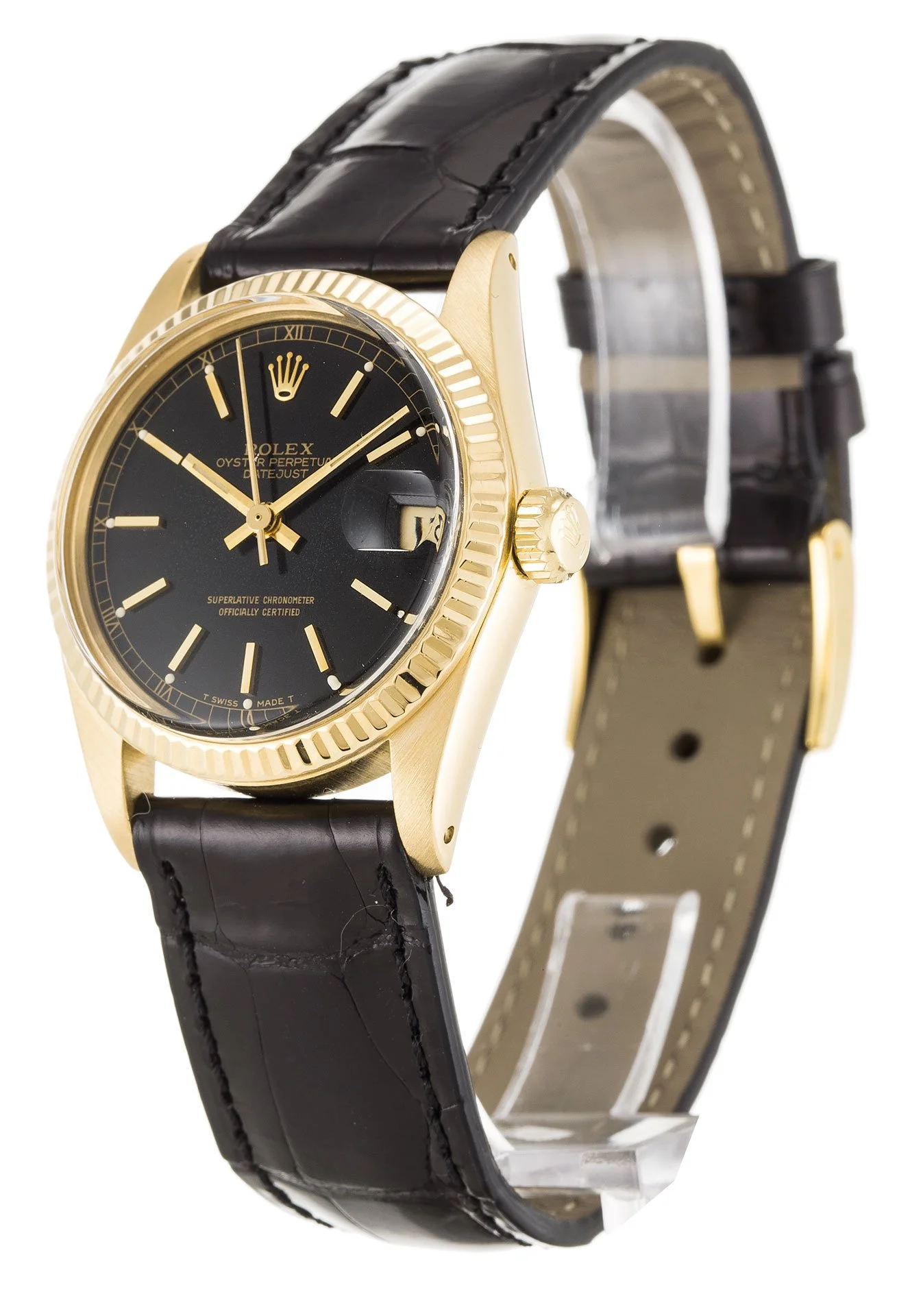 Rolex Datejust Mid-Size 31mm Black Dial 6827 - gallery