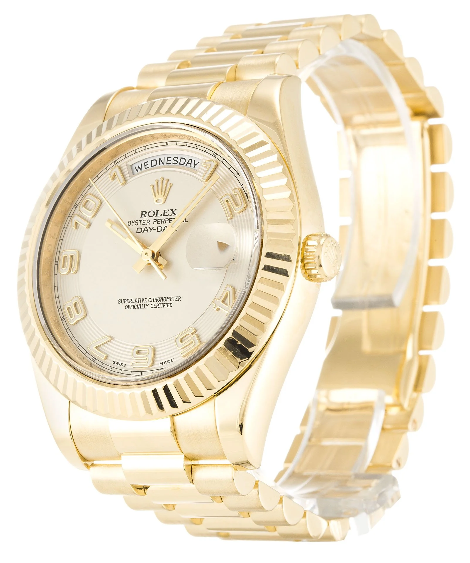 Rolex Day-Date II 40mm Ivory Dial 218238 - gallery