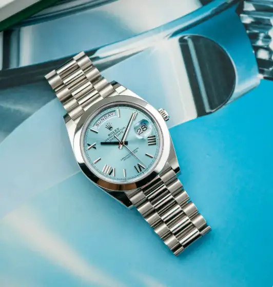 Rolex Day-Date 228396 Men’s 40mm Silver-tone Automatic - gallery