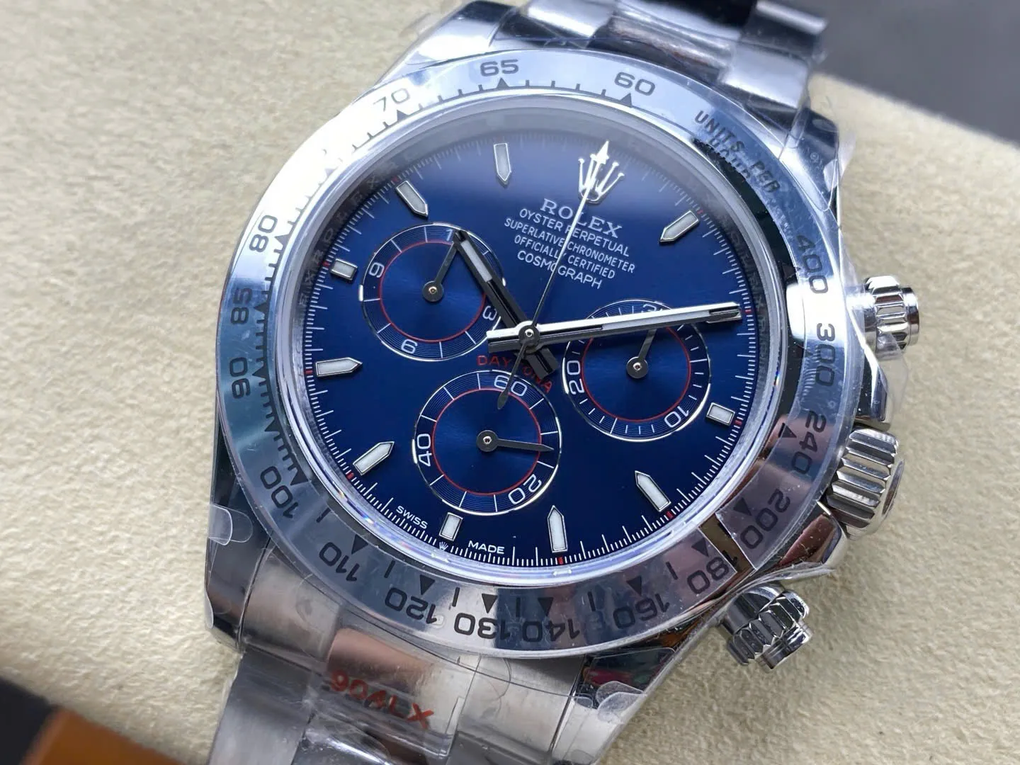 Superclone Rolex Daytona 40 mm 126509 Bright Blue Dial - gallery