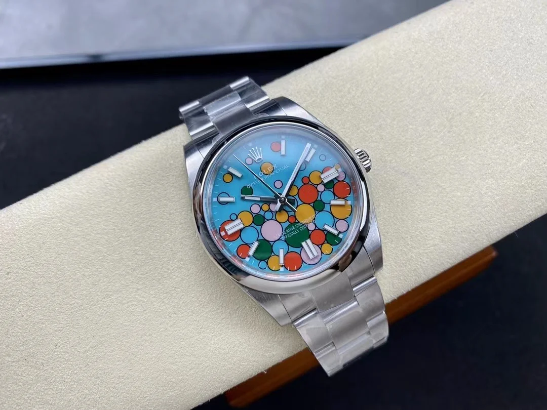 Superclone Rolex Oyster Perpetual 41 mm Turquoise Dial 124300 - gallery