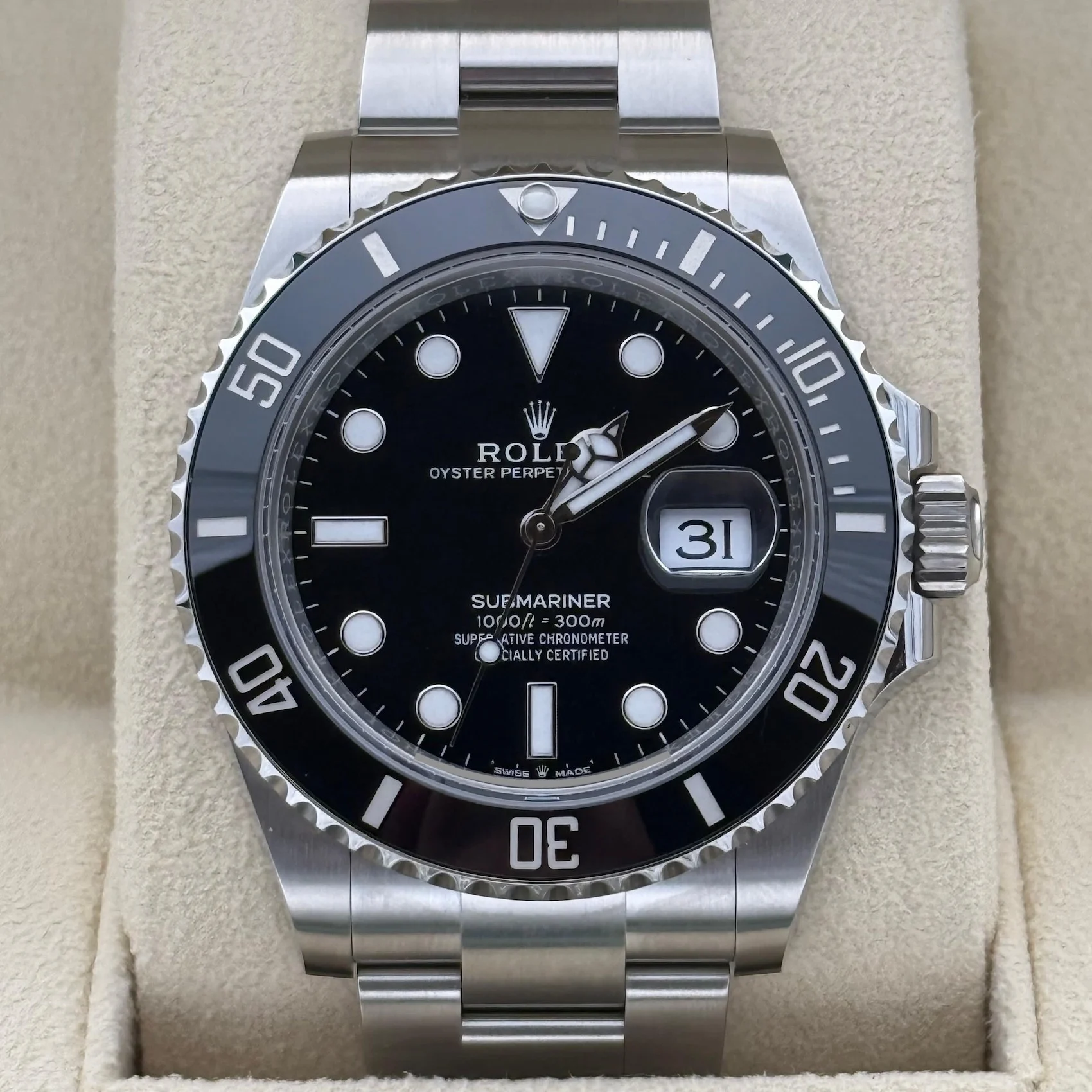 Superclone Rolex Submariner 41mm Black Dial 126610LN - gallery