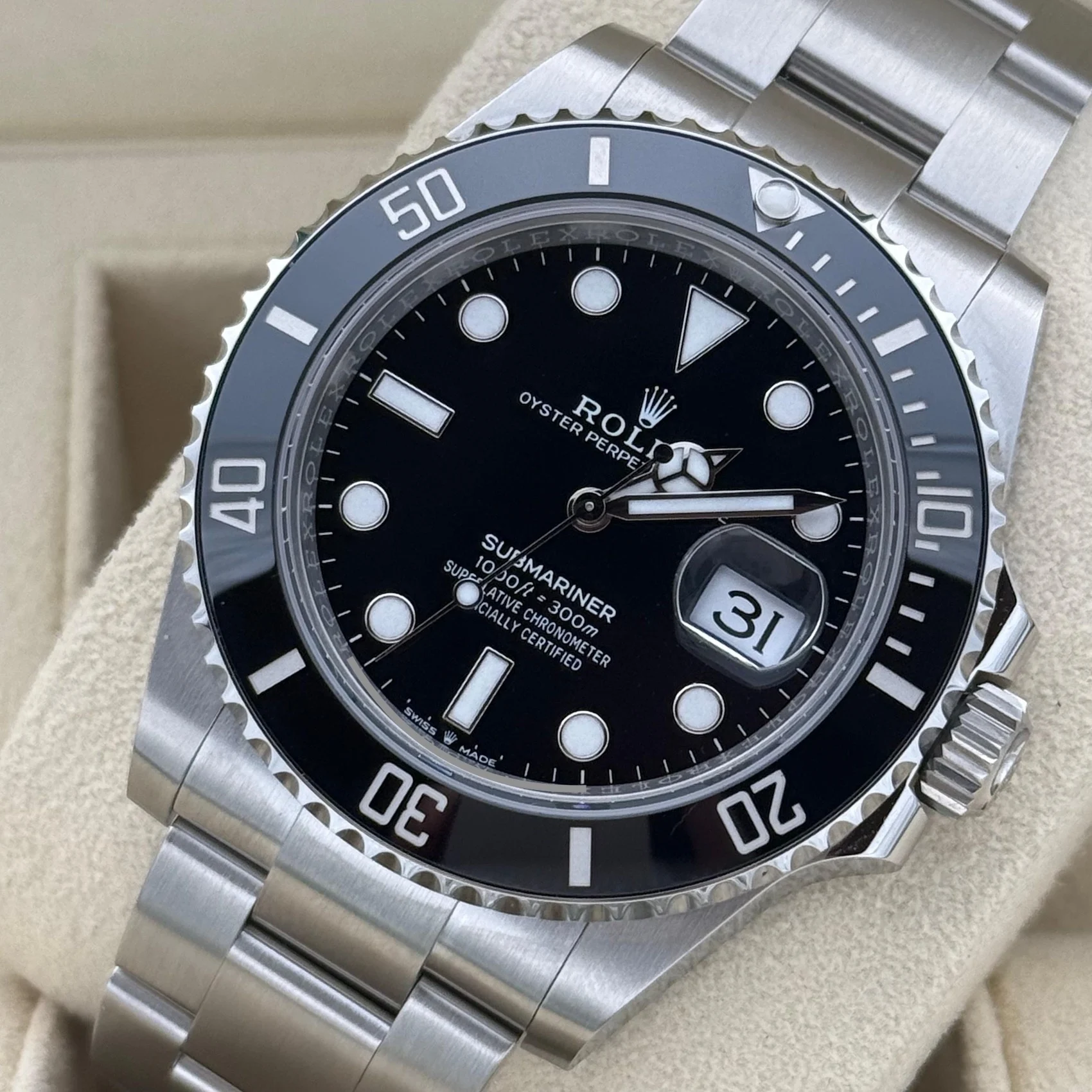 Superclone Rolex Submariner 41mm Black Dial 126610LN - gallery