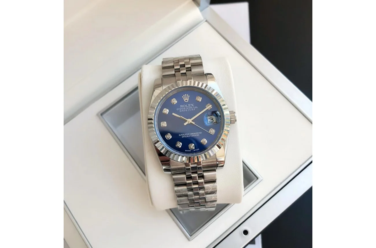 Couple Watches Rolex Datejust 36/28mm SS/SS Jub Blue/Dial - gallery