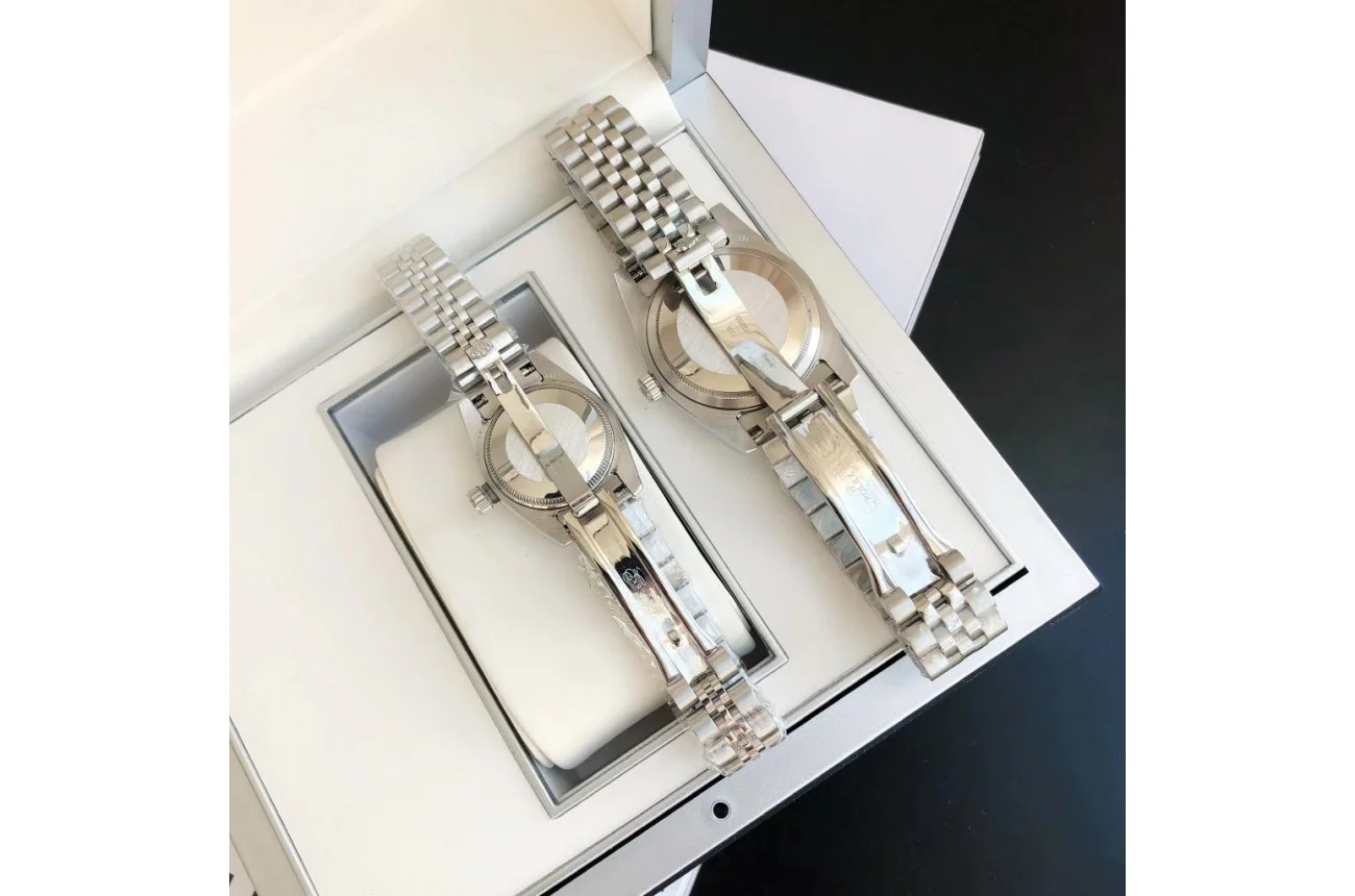 Couple Watches Rolex Datejust 36/28mm SS/SS Jub Pink/Dial - gallery