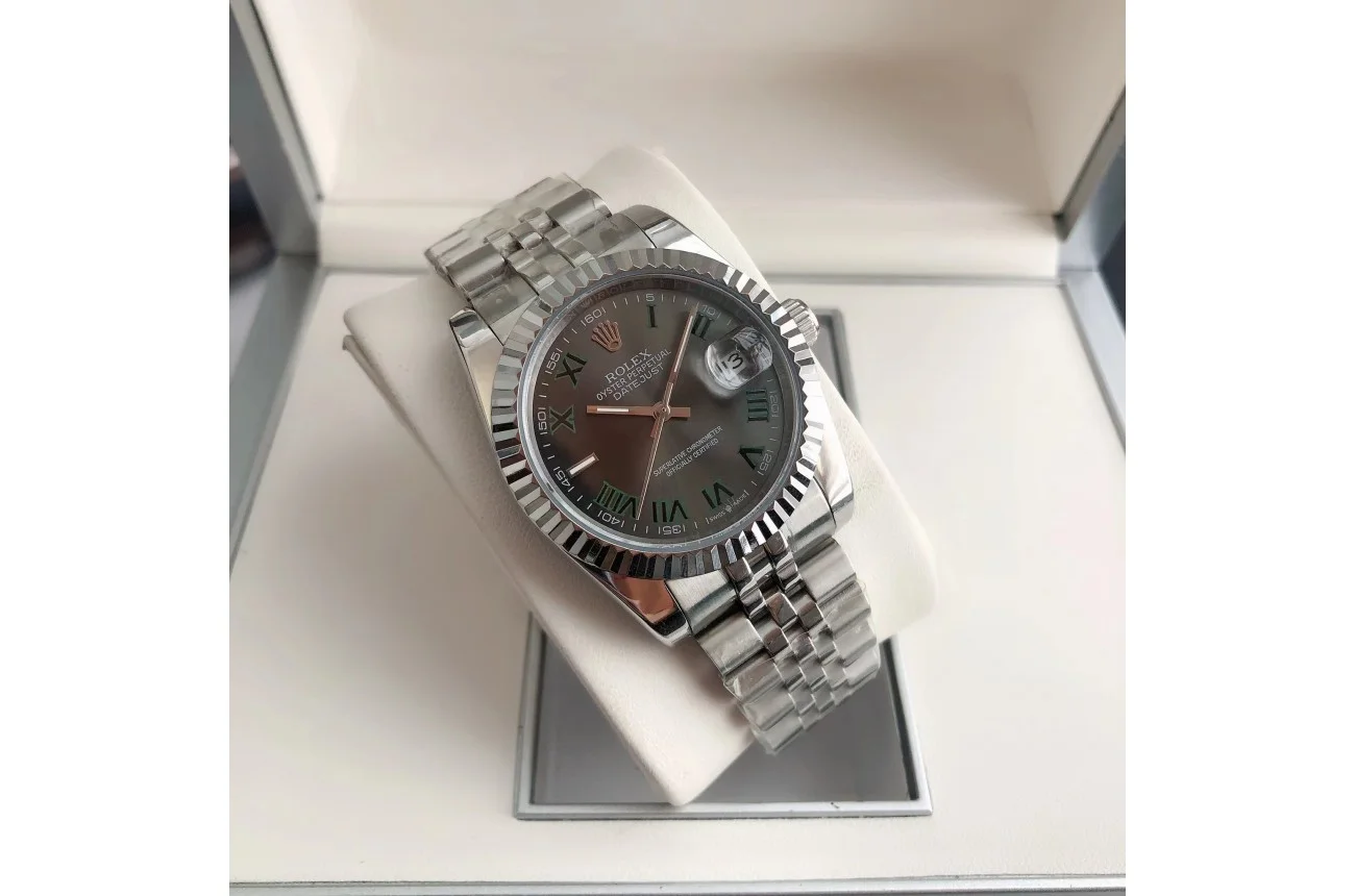 Couple Watches Rolex Datejust 36/28mm SS/SS Jub Grey/Rmn - gallery