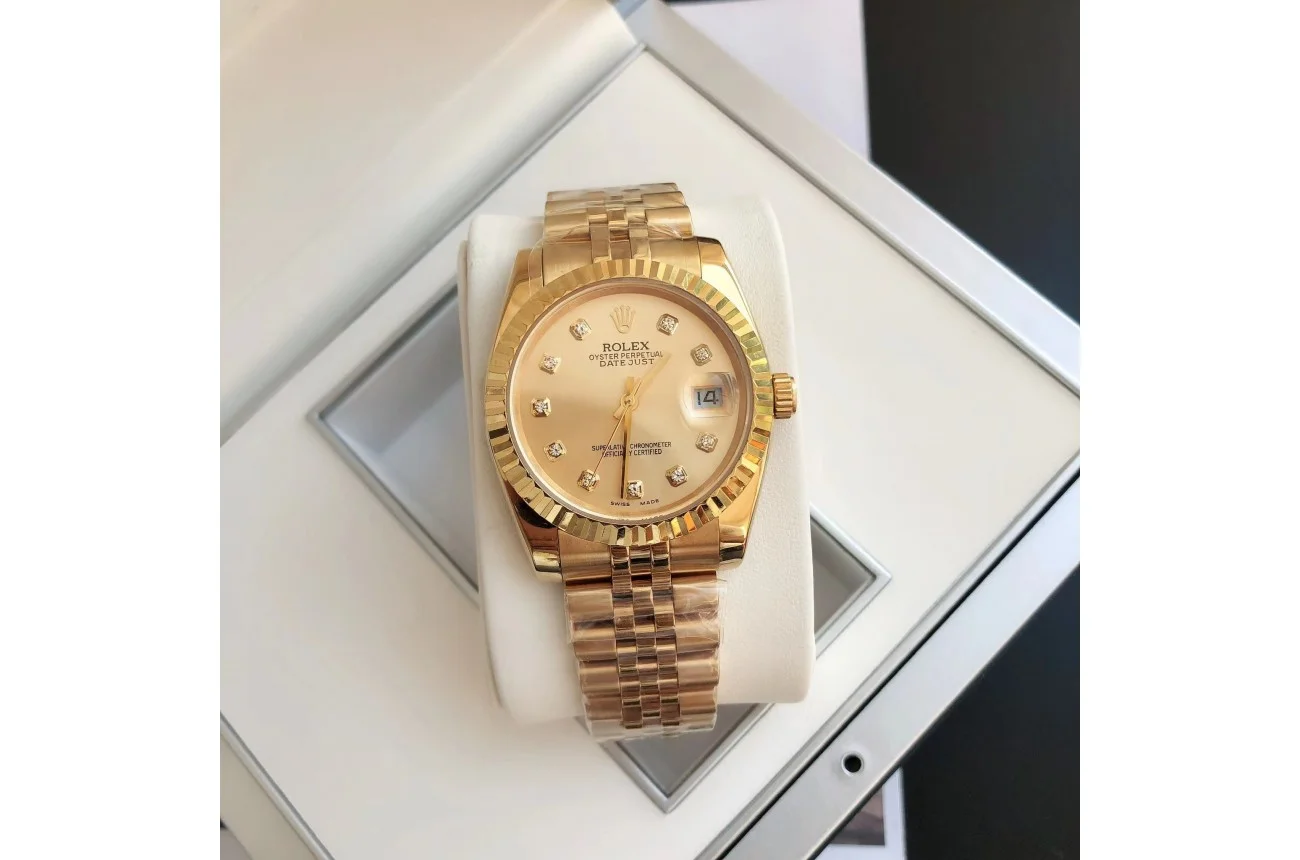 Couple Watches Rolex Datejust 36/28mm RG/RG Jub Gold/Dial - gallery