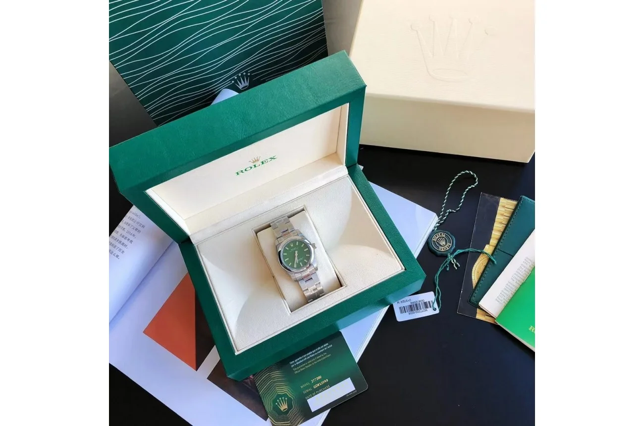 Couple Watches Rolex Oyster Perpetual 31/41mm SS/SS Green/Stk - gallery