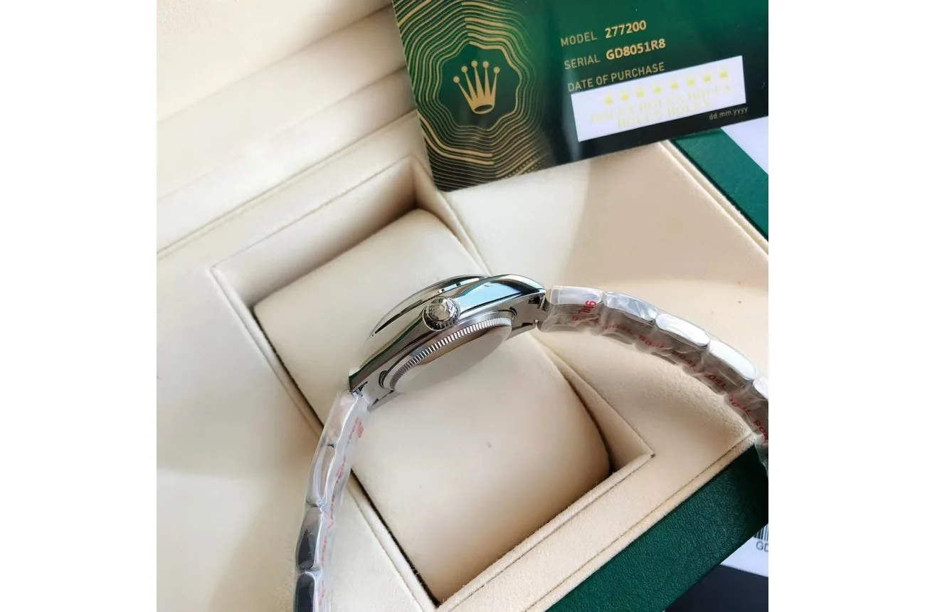 Couple Watches Rolex Oyster Perpetual 31/41mm SS/SS Red/Stk - gallery