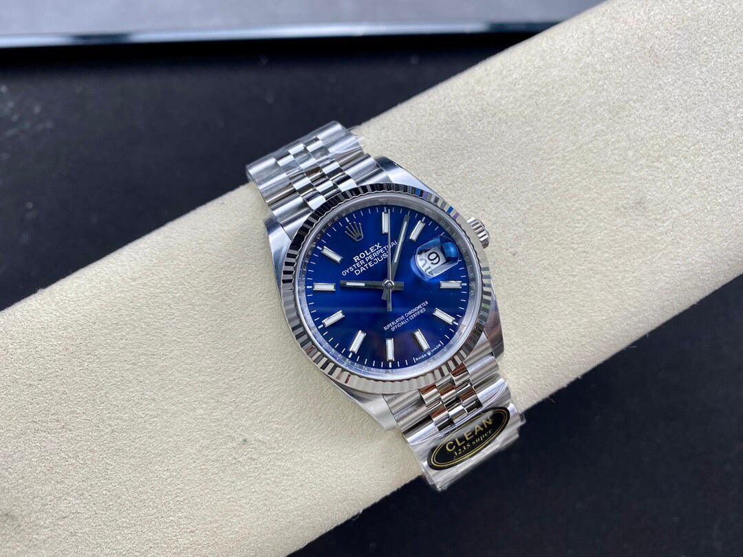 Rolex Datejust Super Clone 36mm Blue Dial 116234 - gallery