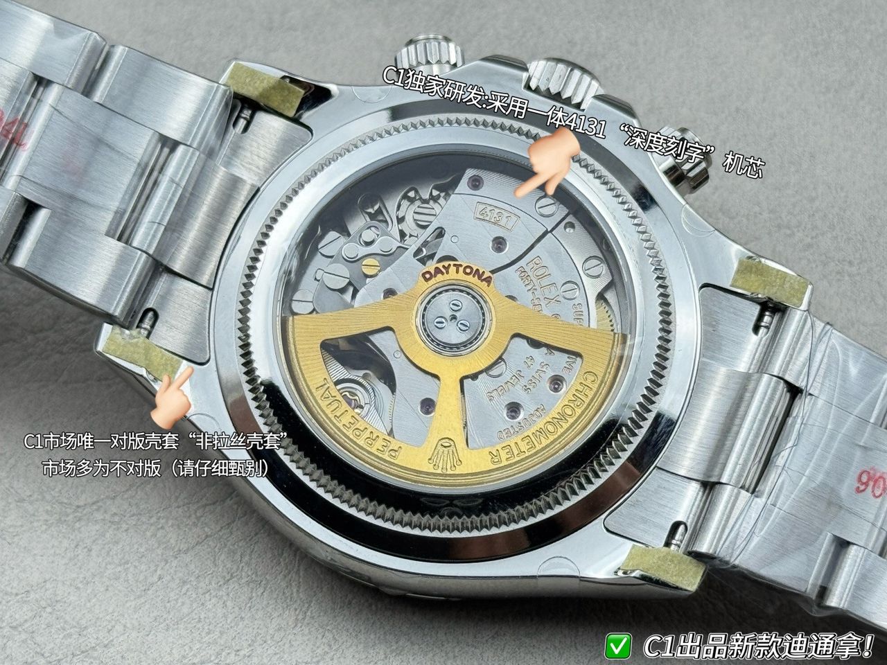 Daytona 126502 ERF 1:1 Best Edition White Dial on SS Bracelet JH4131 Super clone - gallery