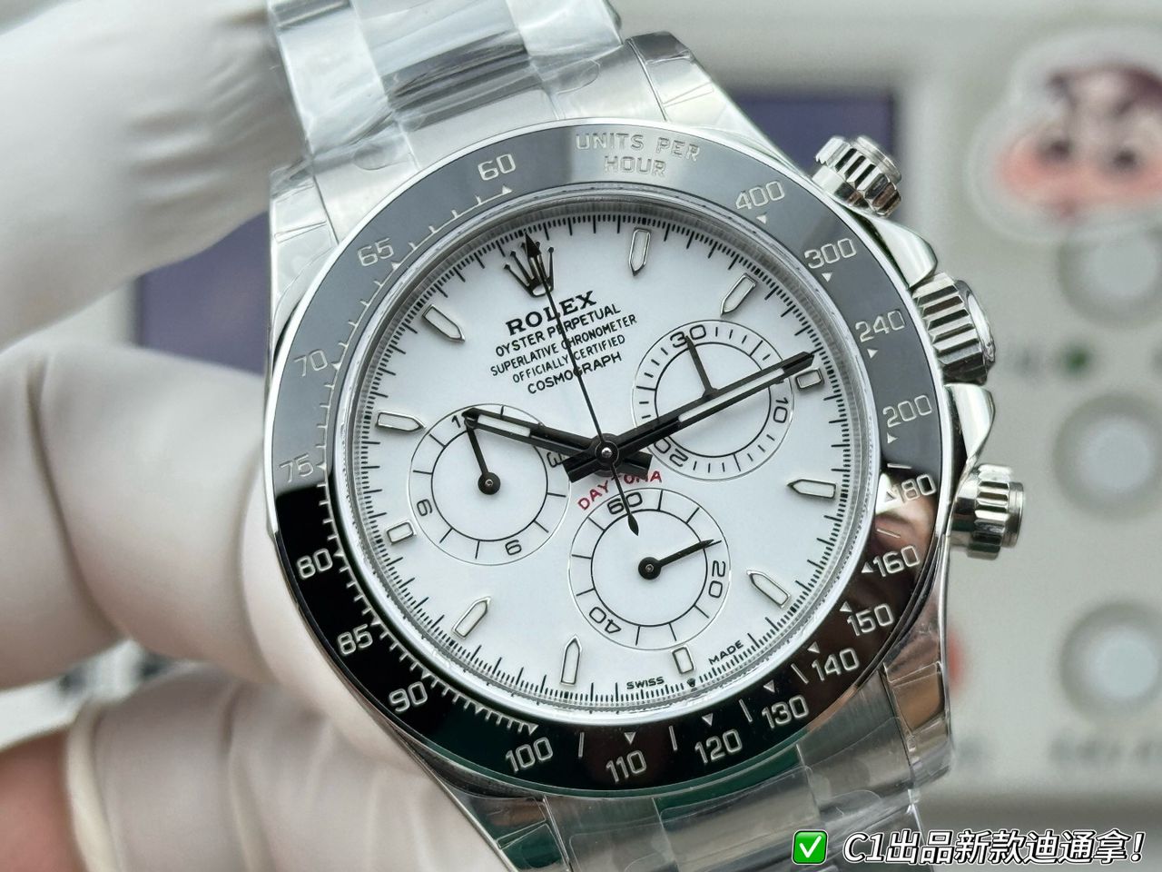 Daytona 126502 ERF 1:1 Best Edition White Dial on SS Bracelet JH4131 Super clone - gallery