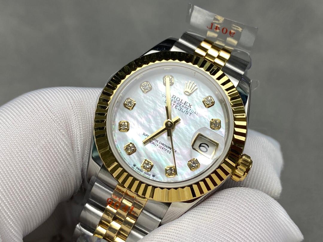 Rolex Lady-Datejust Super Clone 28mm Yellow Gold 279173 - gallery