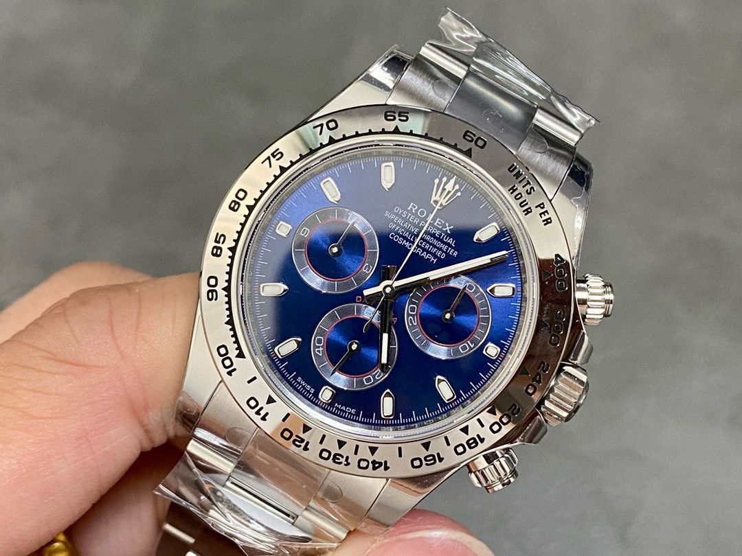 Rolex Daytona Super Clone 116528 Blue Dial 40mm - gallery