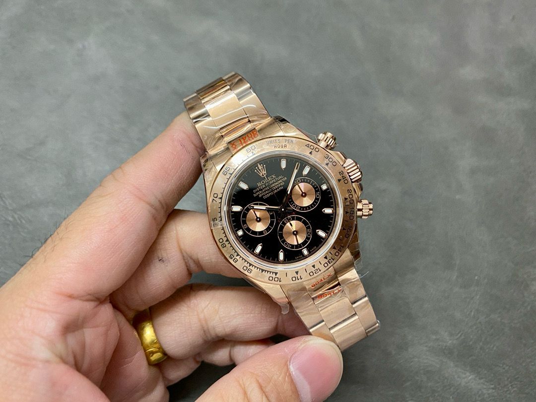 Rolex Daytona Super Clone 16528 Black Dial 40mm - gallery