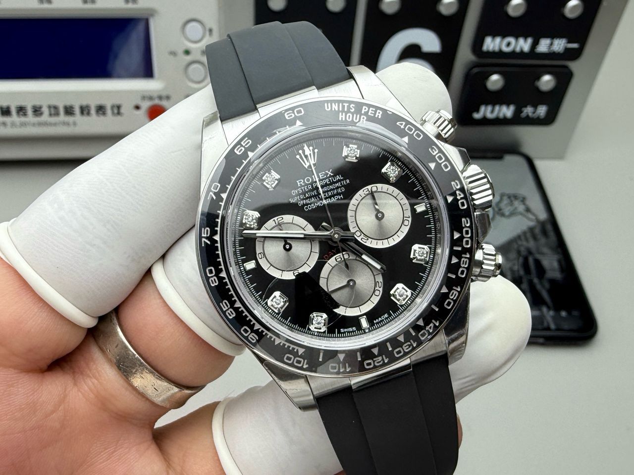 Rolex Daytona Super Clone 116519 Black Dial 40mm - gallery