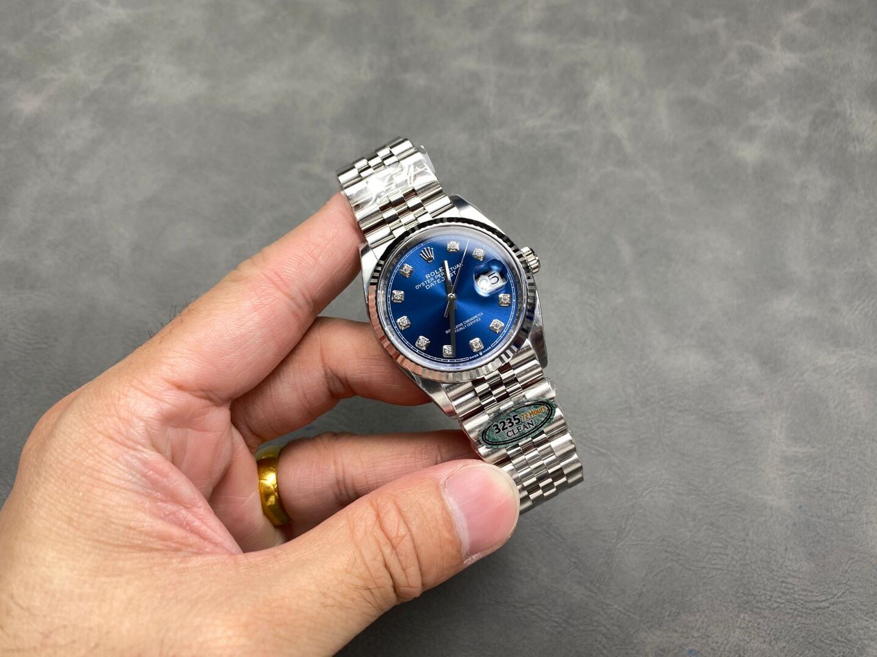 Rolex Datejust Super Clone 36mm Blue Dial SRL71 - gallery