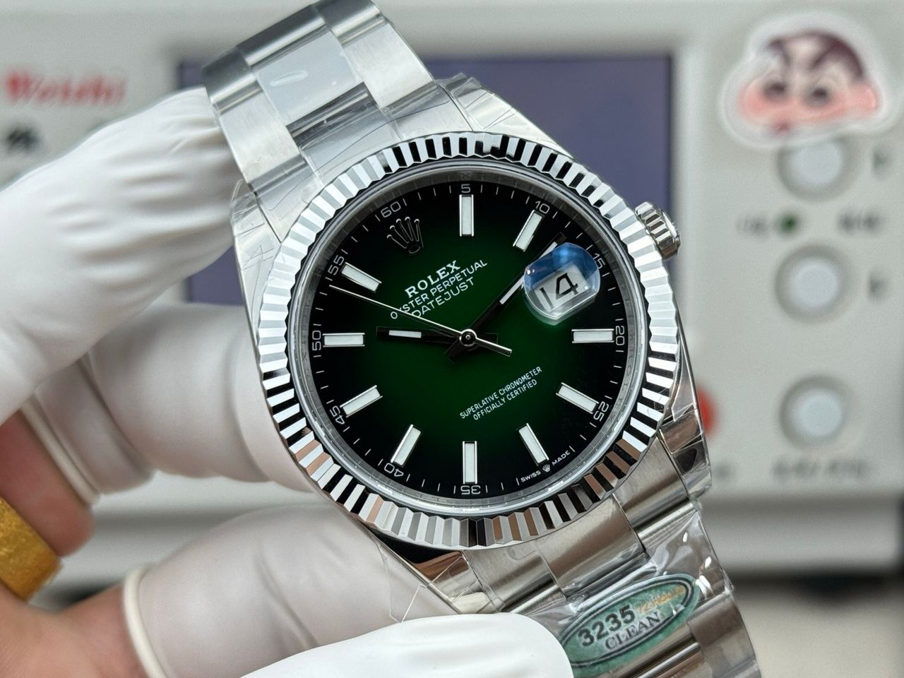 DateJust 41 126300 ERF 1:1 Best Edition Green Ombre Dial on Oyster Bracelet JH3235 Super Clone - gallery