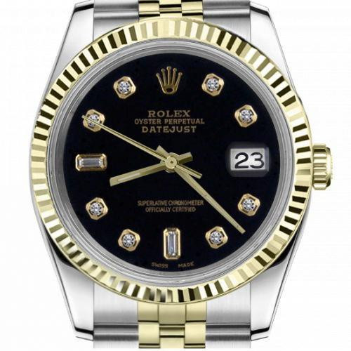 Rolex DateJust Black Dial 16013 Super Clone - gallery