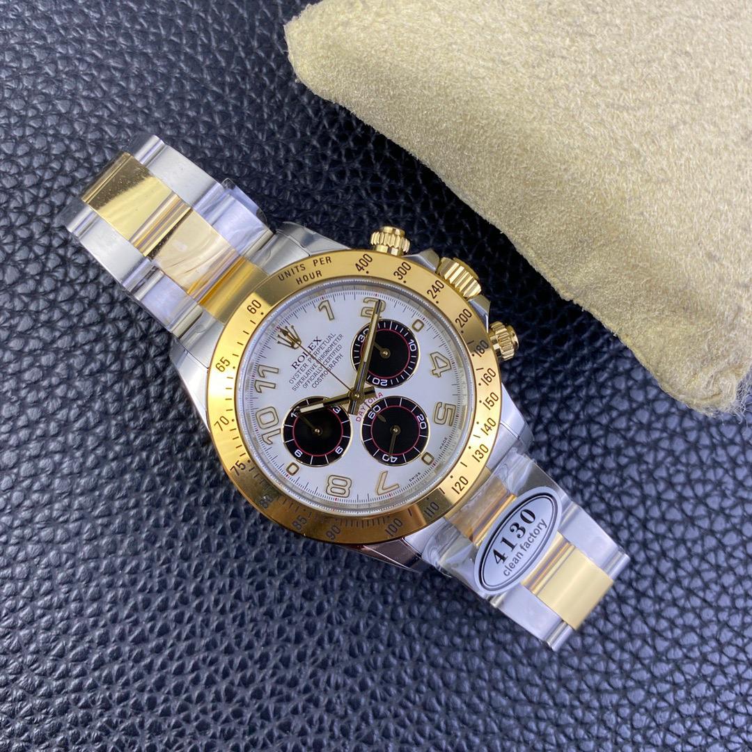 Rolex Daytona Super Clone 116523 White Dial 40mm - gallery